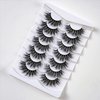CHUN-YAN Lashes - 18mm Wispy Mink Lashes for a Stunning Eye Look - 8D Faux Mink Fluffy and Volume Lashes - 7 Pairs Pack, Easy to apply and Reusable, Comfortable and Durable - CYB08