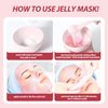 Mnhybteam Jelly Masks For Facials Professional, hydrojelly Mask SkinCare Spa Face Mask Gel Powder Hydrating & Deeply Purifying hydrojelly Mask Spa Set, (Bulgarian Rose Pack of 1), 23 Fl Oz
