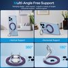 Lokyoo Magnetic Phone Ring Holder for MagSafe, Magnet Finger Ring Grip Stand Holder, Compatible with iPhone, and Smartphones, MagSafe Accessories-Purple