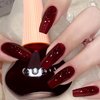 Cherry Red Nail Polish, 12ml Red Quick Dry Nail Lacquer for Nail Art Varnish, 0.41 fl oz