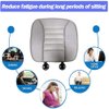 Big Ant Car Seat Cushion Pad Memory Foam Seat Cushion,Pain Relief Memory Foam Cushion Comfort Seat Protector for Car Office Home Use,Gray 1PC