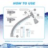 Cleanstream Shower Enema System, 6-Foot Hose, 5-Inch and 3.5-Inch Nozzles, Water Flow Regulator, Rubber Washers, Cleaner Kit for Men and Women