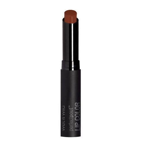 wet n wild ipstick Perfect Pout Lipstick Lip Color Fall Red Extra Cinnamon Please | Non-Tacky | Non-Sticky | Long Lasting