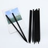 inSowni 50 Pack Blank Wooden Hair Sticks Pencil Hair Pins Classic Vintage Retro Hanfu Chinese Chopsticks Base DIY Bun Updo Holder Accessories for Women Girls (50 Pieces (with Hole))