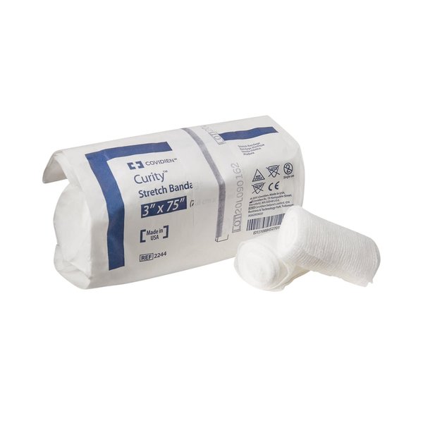 Covidien COV-2244 Curity Stretch Bandage, 3" x 75" Size (Pack of 96)