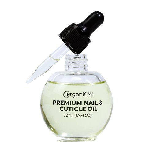OrganiCAN Premium Nail & Cuticle Oil - Milk and Honey - Strengthens and Nourishes Nails & Cuticles - Protects Nails against Chipping and Breaking - Cruelty Free