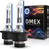 DMEX D2R 35W 6000K Cold White Xenon HID Headlight Bulbs 85126UB 66250 85126WX Replacement - 2pcs
