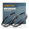 POWERTEC 93-1/2 Inch Bandsaw Blades, 1/4" x 6 TPI Band Saw Blades for Delta, Grizzly, Rikon, Sears Craftsman, Jet, Shop Fox and Rockwell 14" Band Saw for Woodworking, 2 Pack (13112-P2)