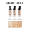 3 Pack Pro Full Cover Liquid Concealer, Waterproof Smooth Matte Flawless Finish Creamy Concealer Foundation for Eye Dark Circles Spot Face Concealer Makeup, Size:3×6ml/0.20Fl Oz, Natural