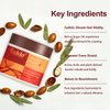 Fadelo Argan Oil Hair Mask: Intense Hydrating & Repair Treatment for Dry, Damaged, Sulfate-Free, Color-Treated Hair with Coconut Oil & Keratin - Anti-Frizz, Moisturizing, Softening-500ml/16.90oz, Red