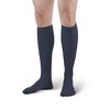 Ames Walker AW Style 103 Men's 15-20 mmHg Moderate Compression Knee High Socks Black Medium