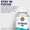 KAL Eye Formula Plus, Eye Care and Vision Supplements for Adults, with Eye Vitamins Lutein and Zeaxanthin, Plus Bilberry Extract, Goji and Blueberry Extract, 60-Day Guarantee, 15 Servings, 60 Tablets
