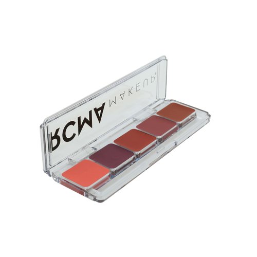 RCMA 5 Part "Series Favorites" Palette Cream Blush #2, Highly Pigmented & Blendable Shades, Cheek Blush for Professional Makeup Artists