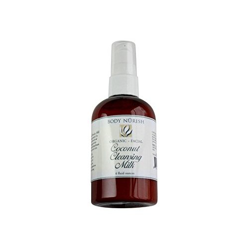 Super Salve Organic Coconut Cleansing Milk 4 oz with Coconut Milk, Aloe Vera Gel, Kukai Nut and Coconut oil
