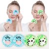 Gel Ice Pack Reusable, Cooling Eye Pads and Patches, Hot and Cold Eye Pads - Soothing, Revitalizing, Puffiness, Refresh, Relieves Stress, Relax, Relieves Puffiness and Tension(2 Crabs+2 Pandas)