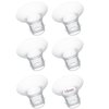 Flange Insert 15mm 6pcs, Flange Sizing Kit Compatible with Spectra Flange, Spectra Pump Parts, Momcozy Wearable Breast Pump, Manual Breast Pump, Spectra Breast Pump, Medela Pump Parts and More