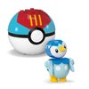 MEGA Pokémon Action Figure Building Toys Set, Poké Ball 2-Pack, Togepi and Piplup with 41 Pieces, for Kids