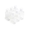 MHO Containers | Empty Clear Travel Refillable Flip-Top Bottles - BPA/No Parabens, 60millileter/2ounce - Set of 6