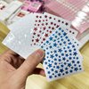 9 Sheets 4th of July Nail Stickers 3D Self-Adhesive Independence Day Nail Decals Accessories with Glitter Star Designs Red Blue Acrylic Nail Supplies for Women and Girls DIY Nail Decorations