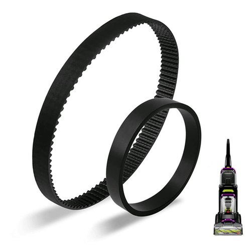 JEDELEOS Replacement Belt Set for Bissell 3071 PowerForce PowerBrush Pet XL and TurboClean DualPro Pet 3072, 3067, 30673, 3109 Carpet Cleaner, Replace Parts 1626502 & 1626486