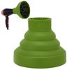 Silicone Hair Dryer Diffuser Collapsible 6 Colors Available Portable Hair Salon Tools for Home and Travel (Green)