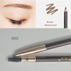 GLORAY Eyebrow Pencil Double Sided - Professional Hard Formula Brow Pencil Precision for Defined Brows Grooming with Metal Cover