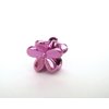 Generic Micro mini extra tiny metalic colored flower acrylic hair claw clip (Clip quantity: 6 Clips, Primary color: Gold)