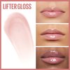 Maybelline Lifter Gloss, Hydrating Lip Gloss with Hyaluronic Acid, Ice, Pink Neutral, 0.18 Ounce