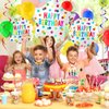Happy Birthday Party Supplies Kit: Foil & Latex Balloons Combo for Birthday Party Decorations
