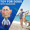 Dr. Fauci Dog Chew Toy for All Breeds | Anthony Fauci Chew Toy with Squeaker | Republican Novelty Gag Gift | Durable Triple Stitched Polyester, 12" Tall