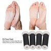 ZJchao 4pcs Refill Rollers for Callus Remover, Replacement Rollers, Extra Coarse Rollers, Callus Remover Refills for Feet, for Professional Electric Pedicure Tools, Pedicure Tools for Feet