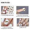 WIRESTER 8 Sheets of Nail Art Stickers Decals, Self-Adhesive Nail Decals for Women Kids Girls Nails Decorations - Cats (Cute Cat Face, Lovely Cat, Cat Paws, Fish Bone, Meow, Heart, Bow Tie)