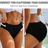 K-CHEONY Womens Underwear Cotton Hipster Panties Soft Breathable Low Rise Ladies Briefs Black Girls Seamless Teens Juniors Underwear
