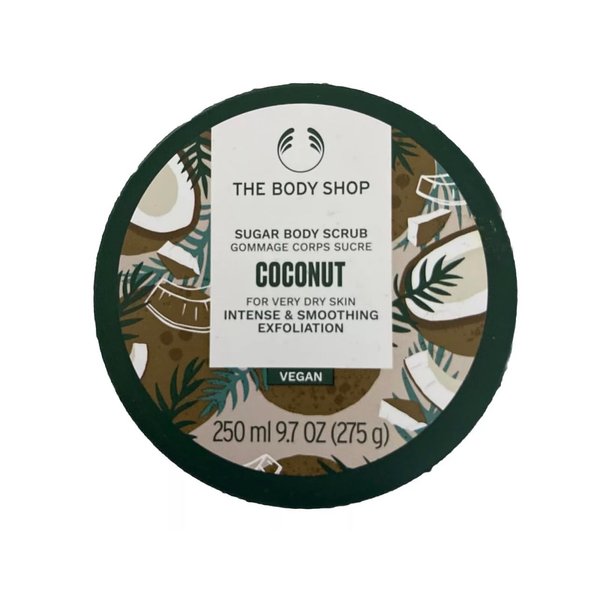 Coconut Sugar Body Scrub, Very Dry Skin, 9.7 oz (275 g), Vegan