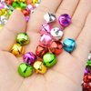 400pcs Jingle Bells, Marrywindix 1/2 Inch Craft Bells Bulk DIY Bells for Christmas, Party, Festival Decoration and Home Decoration