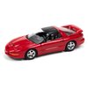 1997 Pontiac Firebird T/A Trans Am WS6 Bright Red with Matt Black Top OK Used Cars Series Limited Edition to 18056 Pieces Worldwide 1/64 Diecast Model Car by Johnny Lightning JLMC028-JLSP194A