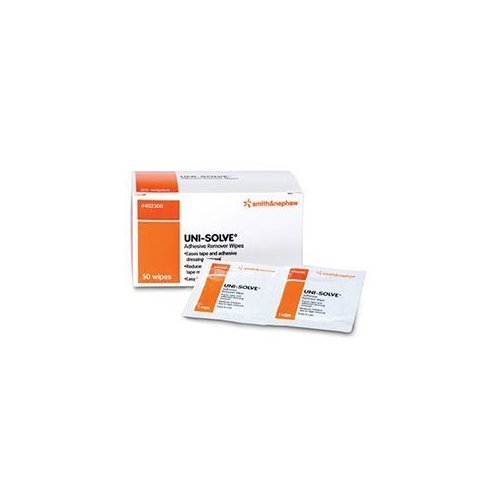 Uni-Solve Adhesive Remover - Wipes, Box Of 50 by Smith & Nephew