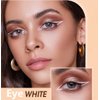 Go Ho 12 PCS White Eyebrow Eyeliner Pencils,White Eyeshadow Makeup Pen,Sweatproof Eye Highlighter Makeup Pencil,Long-lasting Nice Color Eye Brow Gel Pen,Brow Tint Pencils（White）