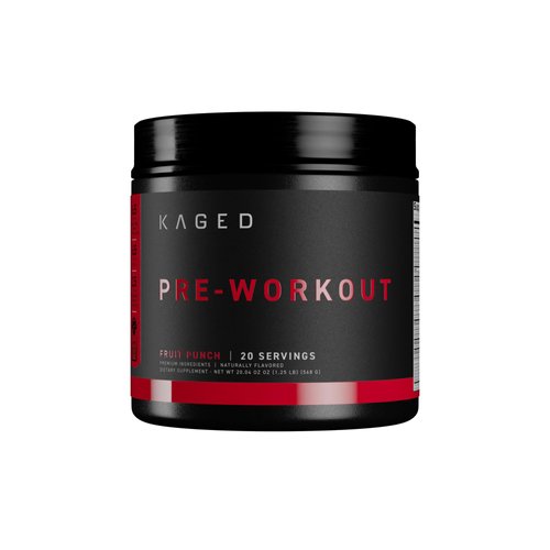 Kaged Original Pre-Workout Powder | Fruit Punch | Pre Formulated with Creatine, Beta Alanine, Pure Caffeine | 20 Servings