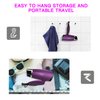 1600W Compact Small Hair Dryer Lightweight,CONFU Portable Quiet Blow Dryers with Folding Handle Ceramic Tourmaline Hair Dryer for Travel,Diffuser HairDryer,Purple