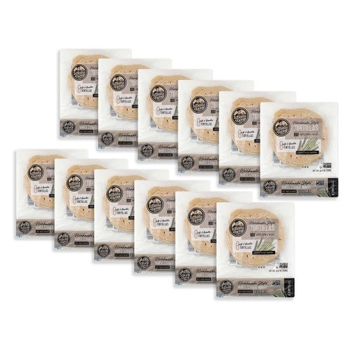 La Tortilla Factory White Corn Whole Grain Tortillas, 11.57 Ounce (Pack of 12)