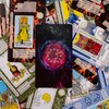 Tarot Cards with Meanings on Them, Tarot Cards for Beginner, Learning Tarot Cards Set, Tarot Deck Fortune Telling Game, Keywords, Chakra, Planet, Zodiac, Element, Yes or No, Affirmations