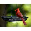 Hanging Bird Feeder Tray Platform Metal Mesh Seed Tray for Bird Feeding Outdoor Garden Decoration for Wild Backyard Attracting Birds