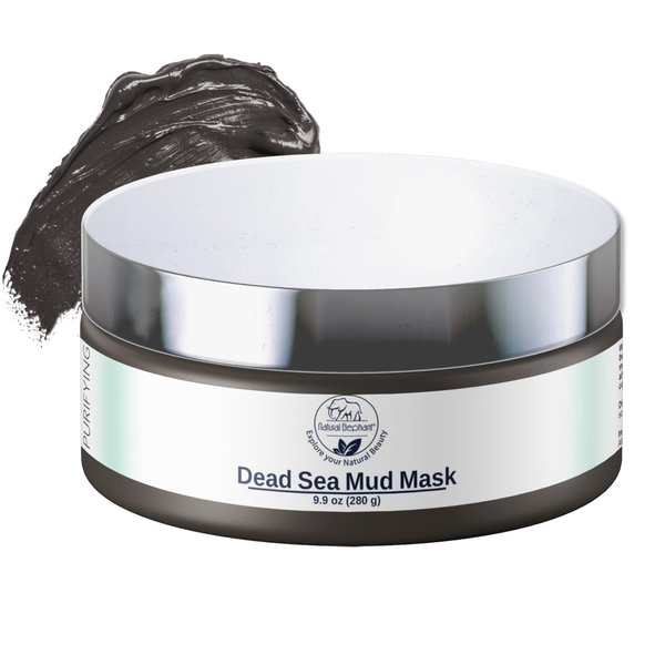 Natural Elephant Dead Sea Mud Mask (9.9oz Jar (280g)