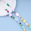 Iaceble Boho Rainbow Rice Bead Necklace Colorful Seed Bead Necklace Choker Beach Bead Choker Necklace Hawaii Beads Chain Necklace Jewelry for Women