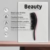 Detangling Hair Brush for Adults & Kids Hair, Detangler Brush for Natural, Curly, Straight, Wet or Dry Hair, Hairbrush for Men & Women - 1 Pack (Rose gold)