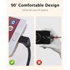 Dafensoy USB Type C Cable 90 Degree, Type C Fast Charging Cable, USB A 3.0 to USB C 3.1 Up & Down Angle Charging Cable, of Mobile Phones or Tablets Fast Charging (1.5M/5feet)