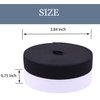 XKDOUS Elastic Band for Sewing, 0.75 Inch 16 Yards 2 Roll Knit Bands for Sewing Waistband and Pants Waist, High Elasticity(8 Yard White, 8 Yard Black)