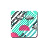 Beautiful Flamingos Beautiful Flamingos Pattern Square Coaster Set - Made of Recycled Rubber - Set of 4 …