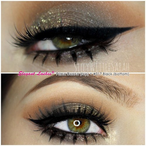 Elegant Lashes #017 Black False Eyelashes | Extra-Short, Spiky 100% Human Hair Under Lashes for Bottom/Lower Lashes